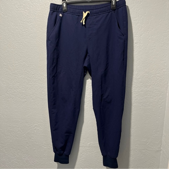 Figs Blue Jogger Sweatpants Tapered Design - Picture 2 of 6